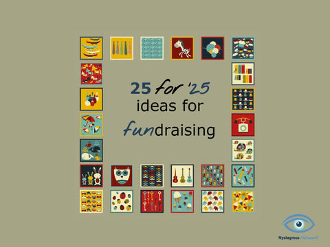 The front cover of our digital guide 25 for '25 ideas for fundraising.