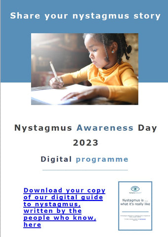 Nystagmus Awareness Day 2023 digital programme