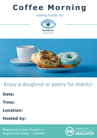 Nystagmus Network coffee morning poster